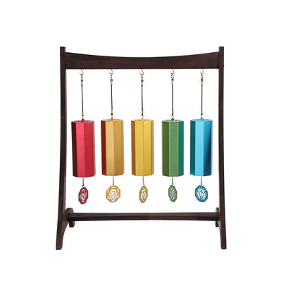 Top Seller Hokema Shanti Carillon OM Yoga Meditation Sound Healing Musical Wind Chimes for Meditation Yoga