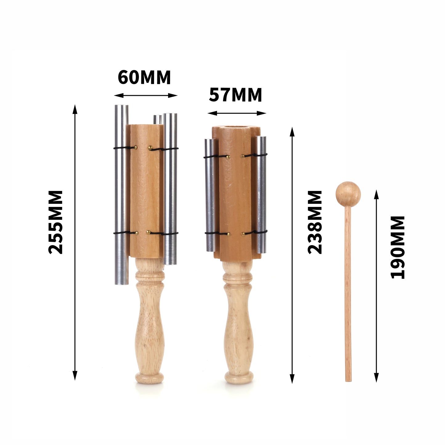 Energy Chime Set: Major and Minor Triads Bar Chime for Meditation and Healing